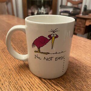 Vintage I'm Not Easy But We Can Discuss It Humorous Coffee Cup Mug